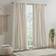 Ink+ivy Imani Cotton Printed Window Curtain Panel with Chenille Stripe & Lining 127x213.36cm