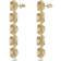 Swarovski Harmonia Cushion Cut Drop Earrings - Gold/Beige