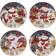 Certified International Magic of Christmas Snowman Dessert Plate 22.86cm 4pcs