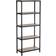 Teknik Industrial Oak/Black Book Shelf 144.2cm