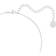 Swarovski Sparkling Dance Oval Necklace - Silver/Blue/Transparent