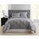 Truly Soft Pleated Bedspread Grey (264.16x228.6cm)