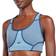 Reebok Women Lux Racer Padded Colorblocked Bra - Blue Slate