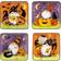 Certified International Halloween Gnomes Dessert Plate 4pcs 15.24cm