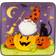 Certified International Halloween Gnomes Dessert Plate 4pcs 15.24cm