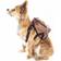 Petlife Mooltese Large-Pocketed Animated Fashion Dog Harness Backpack M