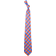 Eagles Wings Oklahoma City Thunder Checkered Tie - Light Blue/Orange