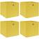 vidaXL 288365 Yellow Storage Box 4pcs