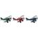 Dkd Home Decor Vintage Small Airplane Prydnadsfigur 53cm 3st