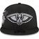 New Era New Orleans Pelicans Back Half 9FIFTY Snapback Adjustable Hat - Black