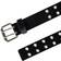 Dickies Women's Leather Double Grommet Belt - Black