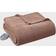Beautyrest Heated Ribbed Manta Marrón (213.36x203.2cm)