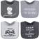 The Peanutshell Cotton Baby Bibs Cute Sayings 8-pack