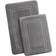 Truly Calm HeiQ Antimicrobial Memory 2 pcs Gray 20x30"