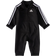 adidas Infant 3-Stripes Tricot Coveralls - Black (GA2500)