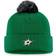 Fanatics Dallas Stars Kelly Green Team Cuffed Knit Beanie with Pom