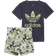 Adidas Infant Camo Shorts & Tee Set - Shadow Navy (HE6928)