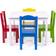 Humble Crew Primary Kids Wood Table & 4 Chairs Set