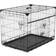 Sliding Double Door Dog Crate X-Small 45.72x53.34