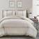 Lush Decor Farmhouse Duvet Cover Beige (264.16x228.6cm)
