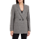 Anine Bing Fishbone Blazer - Black/Off White