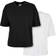 Urban Classics Organic Oversized Pleat Tee 2-pack - White/Black