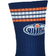 For Bare Feet Edmonton Oilers 4-Stripe Deuce Quarter-Length Socks Youth