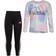 adidas Girl's Long Sleeve Gradient Swing T-shirt & Tights Set - Pink/Multicolor