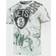 FISLL Brooklyn Nets Asymmetric Bold Smoke T-shirt Sr