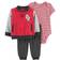 Carter's 3-Piece Varsity Little Jacket Set - Red/Black