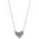 Kendra Scott Ari Heart Pendant Necklace - Silver/Grey