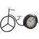 Juniper + Ivory Bike Wall Clock 4"