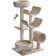 Pawhut Multi-Level Large Cat Tree Scratching Post Perch Tunnel 50x 40 x105cm