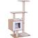 Pawhut Wood Cat Scratching Condo Activity Center 71.5x49.5x120cm