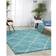 Nourison Brisbane BRI03 Turquoise 96x120"