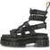 Dr. Martens Ricki Nappa Lux Leather Platform Gladiator Sandals - Black