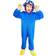 Poppy Playtime Kids Huggy Wuggy Plush Anime Game Cosplay Monster Horror Jumpsuit Costume Blue