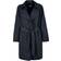 Urban Classics Crinkle Nylon Minimal Trench Coat - Black