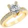 Smykkekæden Ring - Gold/Diamonds