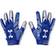 Under Armour F8 Gloves - Royal/Metallic Silver