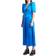 Stella McCartney Puff Sleeve Tie Waist Satin Midi Dress