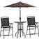 OutSunny 84B-226BK Patio Dining Set