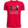 Under Armour Boy's Tech Hybrid Print Fill Shirt Sleeve - Red/Black (1363281-601)