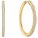 Ania Haie Glam Hoop Earrings - Gold/Transparent