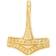 Nordahl Andersen Thor's Hammer Pendant - Gold