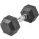 Lifeline LLHRD20 Hex Rubber Dumbbell 20lbs