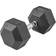 Lifeline Hex Rubber Dumbbells 22.5kg