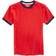 Tommy Hilfiger Boys' Short Sleeve Ringer Crew Neck T-shirt - Ken Regal Red