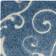 Safavieh Florida Shag Area Blue 160.02x99.06cm