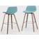 Simpli Home Randolph Bentwood Bar Stool 93cm 2pcs